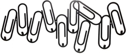 Decorizzly Clipz - Kledinghanger - 750 mm - 9 Haken - Staal