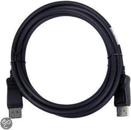 HP DisplayPort Cable, 2m, 2 m, Display Port, Zwart, Mannelijk/Mannelijk