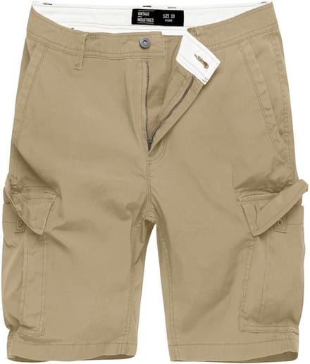 Vintage Industries Cargo-shorts Ryker Shorts Beige