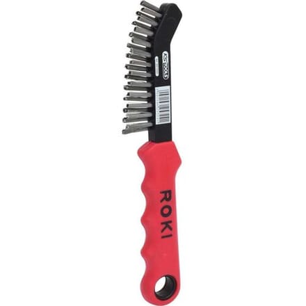 KS Tools 201.2321 Staaldraad-remklauw-draadborstel 2 rijen, spits