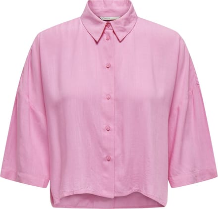 ONLY - ONLASTRID LIFE 2/4 CROP SHIRT WVN NOOS - Dames - Blouses