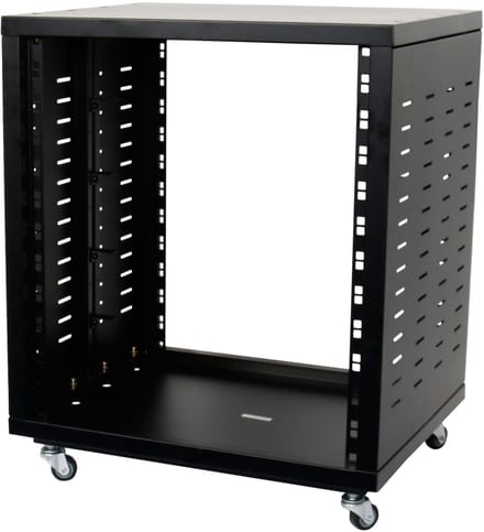 19 inch rack 12U - Mobiel apparatuur rek - Innox INA SR12 - Zwart