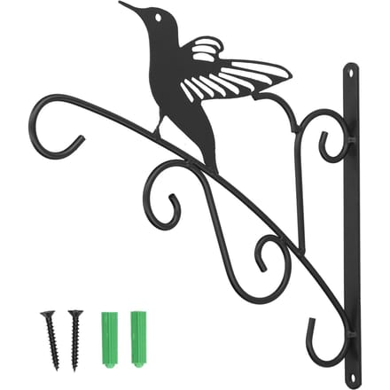 Support pour plante suspendue Stable et robuste Fer Décoratif Cintre pour plante pour Fleur Mangeoire à oiseaux gray