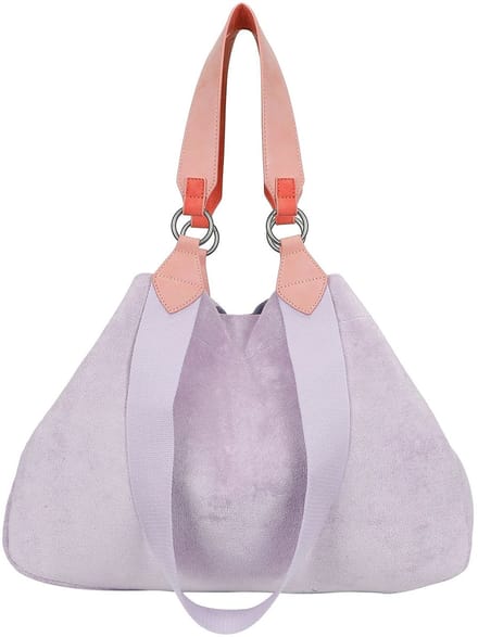 Fritzi aus Preußen Schoudertas Izzy Medium Limited Frottee Shopper Grey - Beige Grijs