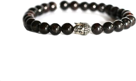 IbizaMen - Granaat 8mm - Buddha RVS - 20cm