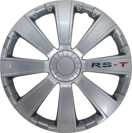 Autostyle Wieldoppen Rs-t 16 Inch Abs Zilver Set Van 4