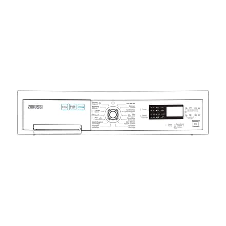 AEG controlepaneel, wit, Zanussi 140206564027