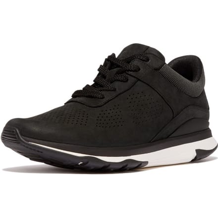 FitFlop Vitamin FFX - Nubuck sneaker ZWART - Maat 46