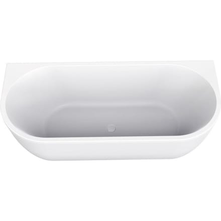 Vtw Living half vrijstaand bad ovaal ligbad mat 18080 cm