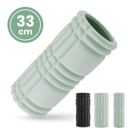 Ryce® Foam Roller & Ebook - Massage - Triggerpoint - 33cm - Yoga - Pilates - Fitness - Beginner Mintgroen