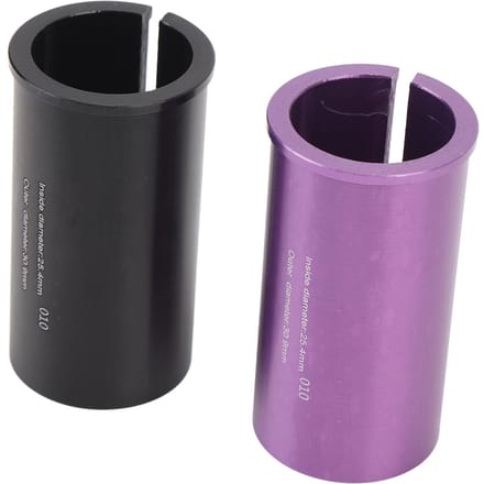Zadelpen Adapter Shim Aluminiumlegering CNC Gefreesd Getextureerde Afwerking Fiets Zadelbuis Conversie