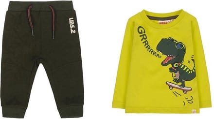 LEUK SETJE VOOR BABY/PEUTER MET DINO