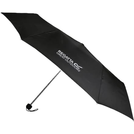 Regatta - Telescopische paraplu met draagtas - Zwart - maat One size