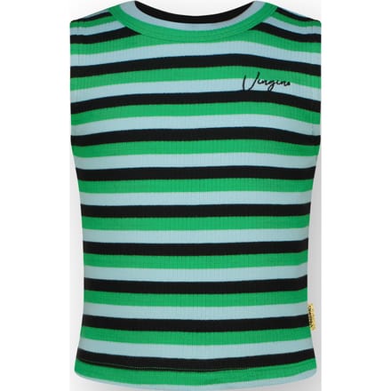 Vingino Girls Basic-crop Rib Top Top Multicolor Green Taglia: 2 | Camicie Outlet | kids | Verde