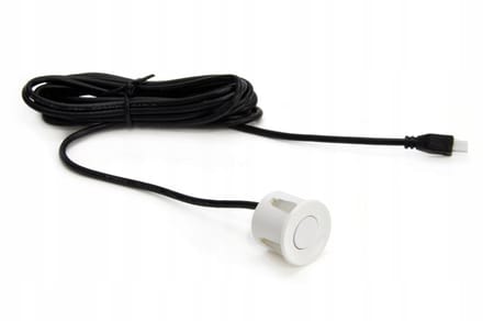 AMIO - Parkeersensor - Wit - 22mm - Ultrasoon - 2-Pin Aansluiting
