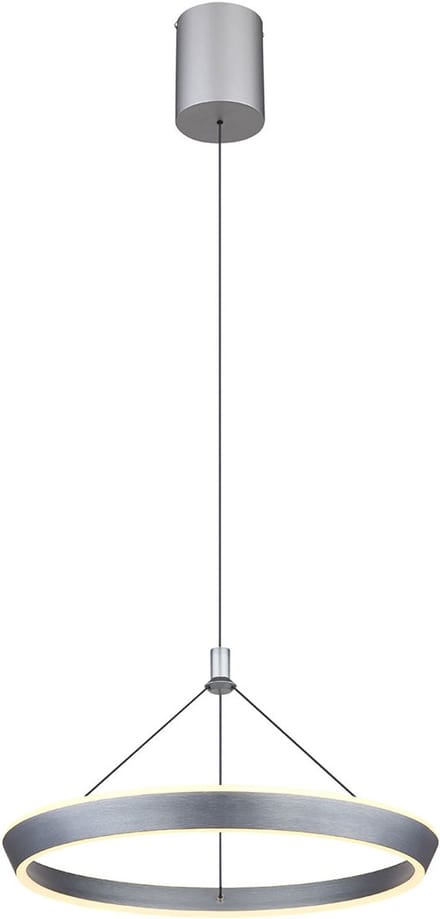 Globo - hanglamp - Ferra - grijs - metaal - Ø 50cm - LED - 67316