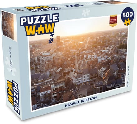 Puzzel Hasselt in België - Legpuzzel - Puzzel 500 stukjes