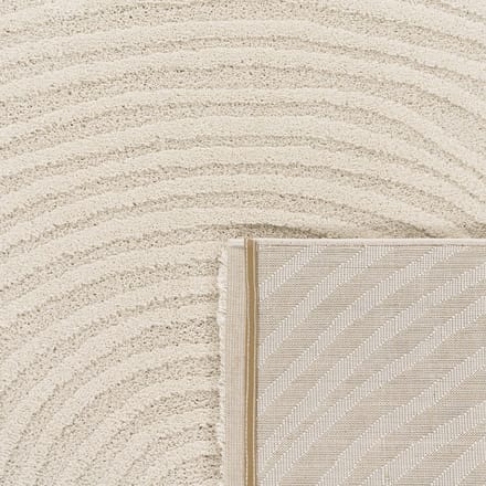 Modern tapijt Aurora crème 80x250 cm