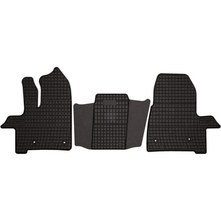 Wielganizator SolidPRO Serie - Rubber Automatten - Ford Transit Custom FL (2017-2021) - Automatisch - Zwart