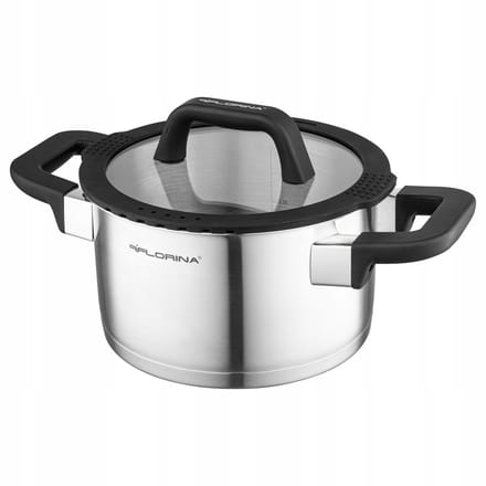 Florina Chef Kookpan RVS 18 cm 2.5L - Geschikt voor Inductie