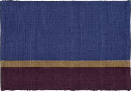 Södahl organic Impression Placemat 33 x 48 cm Royal Blue