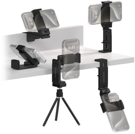 MagicMount Travel Phone Holder - Clamp Version opvouwbaar