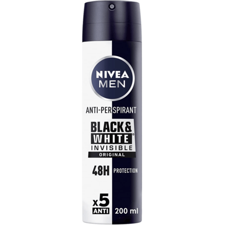 Nivea MEN INVISIBLE - deodorant - spray 200 ml