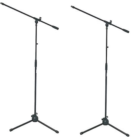 PROEL RSM180 Microfoonstandaard met Tripoid-basis en nylon scharnier (microfoonhouder niet inbegrepen) mat zwart