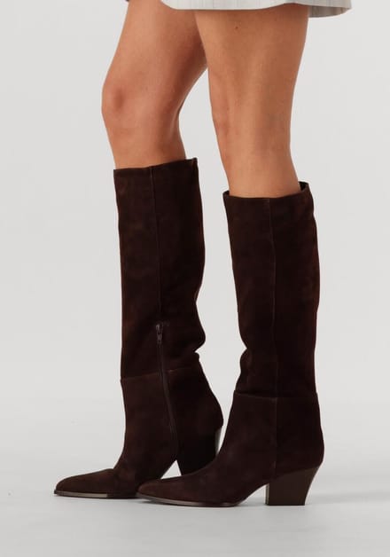Omoda 31190 Laarzen - Suède - Dames - Bruin - Maat 39