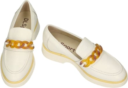 Dlsport -Dames - wit - ballerina's & mocassins - maat 37