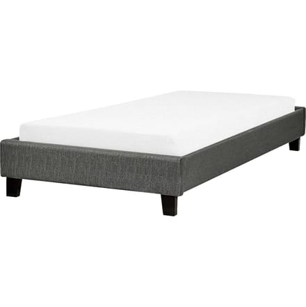 ROANNE - Kinderbed - Donkere houtkleur - 90 x 200 cm - Polyester
