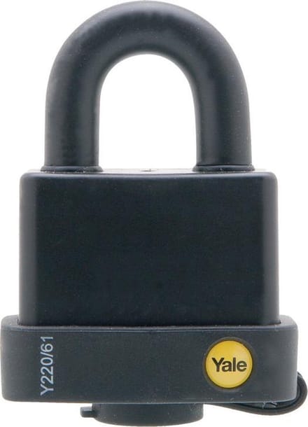 Yale - zwaar hangslot - Weerbestendig - 61mm - 3 sleutels