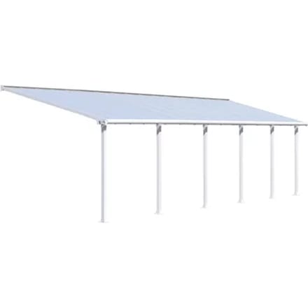 Palram | Canopia - Terrasoverkapping Olympia - Helder - Wit 980x294cm