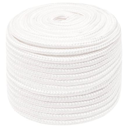 vidaXL - Boottouw - 14 - mm - 100 - m - polypropyleen - volwit