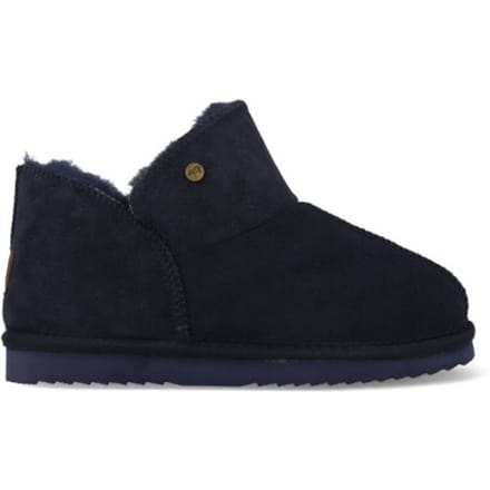 Warmbat Willow Suede Dames Sloffen - Donker Marineblauw