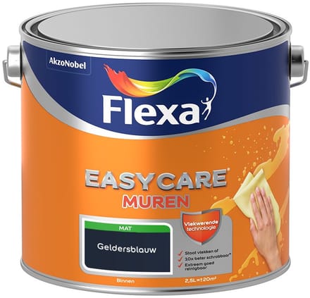 Flexa - Easycare Muren - Geldersblauw - Mengverf - 2,5 L