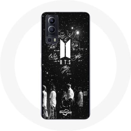 Coque - BTS - Vivo Y72 5G - Souple - Noir - Membres BTS