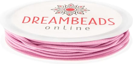 Elastisch Koord (1 mm) Baby Pink (10 Meter)