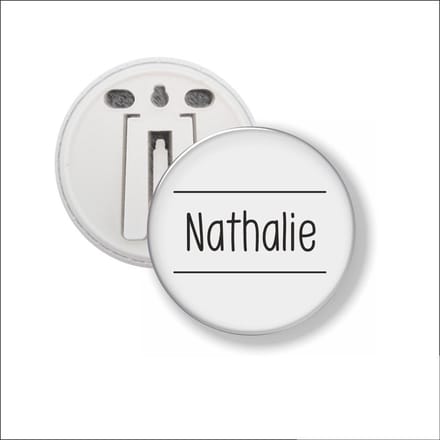 Button Met Clip 58 MM - Nathalie