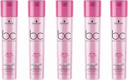 10x Schwarzkopf Professional BC Bonacure pH4.5 CF Zilvershampoo 250 ml