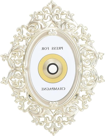 Dailygoods - Mini Champagne Deurbel met Retro Ontwerp voor Thuis