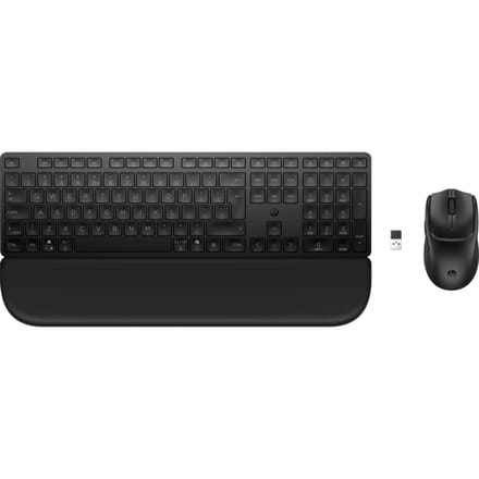 HP 580C Multi-Device Dual-Mode Toetsenbord en Muis met polssteun QWERTY