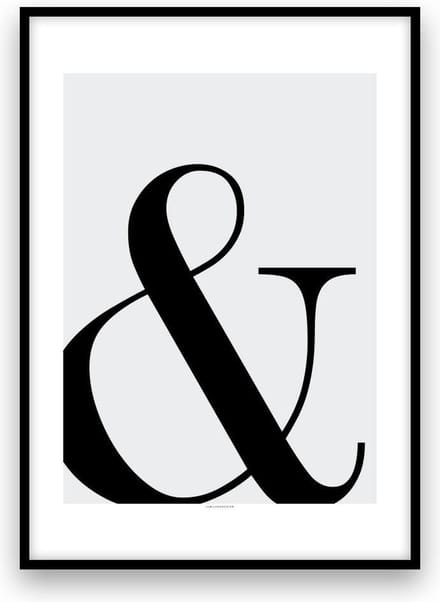 &-teken - Poster - A4