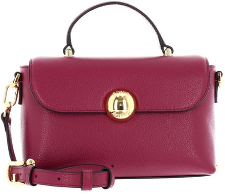 FURLA Leren schoudertas Moonlight Mini Top Handle Bag Rododendro (rood)paars