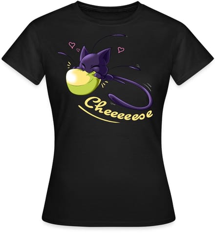 Miraculous Plagg Houdt Van Kaas Camembert T-Shirt Dames