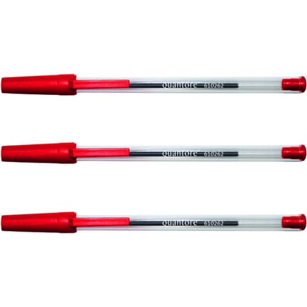 Balpen Quantore Stick rood medium