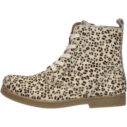 KEQ Veterschoen hoog Veterschoen hoog - Beige - Maat 25