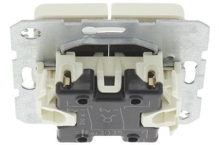 Berker M2 Serieschakelaar - Inbouw - Crème