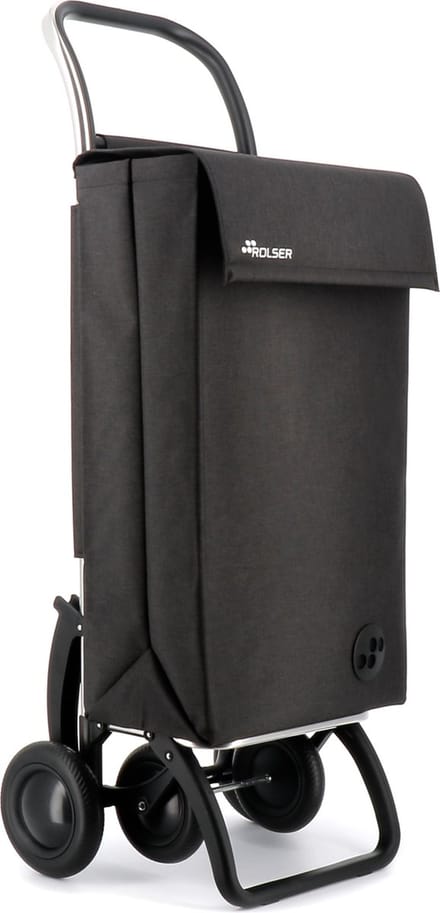 Rolser Boodschappentrolley 4 Wielen Sbelta Tweed - 4.2 - Zwart