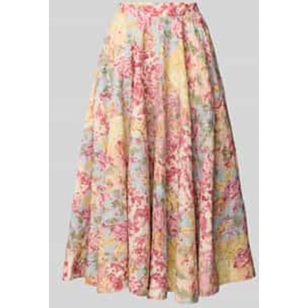 Midirok met broderie anglaise